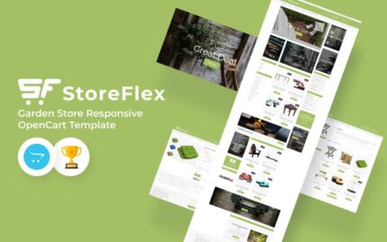 StoreFlex Garden Store Template OpenCart Template