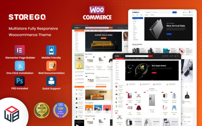 StoreGo - Tema WooCommerce Toko Elektronik Serbaguna