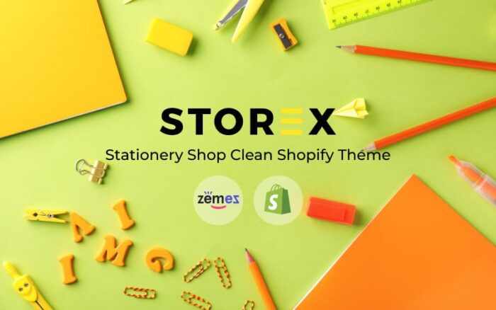 Storex - Tema Shopify Bersih untuk Toko Alat Tulis