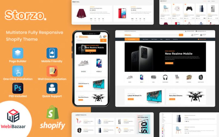 Storzo - Tema Shopify E-dagang Serbaguna