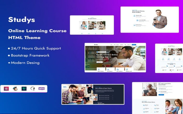 Studi – Template Situs Web Kursus Pembelajaran Online