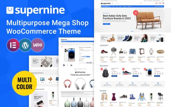 Supernine - Tema WooCommerce Toko Mega Serbaguna