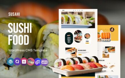 Susahi - Sushi Restaurants Multipurpose WordPress Elementor Theme