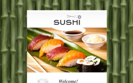 Sushi Bar Responsive Newsletter Template