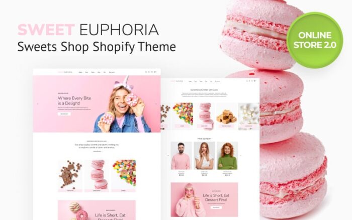 Euphoria Manis - Tema Shopify Toko Online Sweets' King 2.0