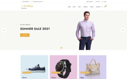 SwiftShop - Templat HTML Bootstrap eCommerce