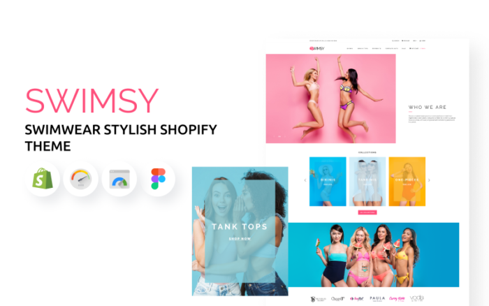 SWIMSY - Tema Shopify Bergaya Pakaian Renang