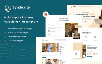 Syndicate: Template HTML5 Konsultasi Bisnis