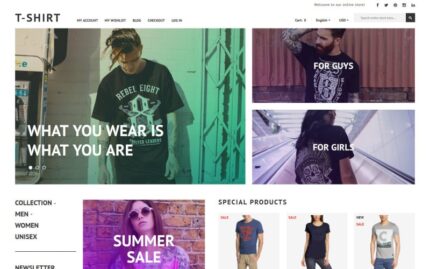 T-Shirt Magento Theme