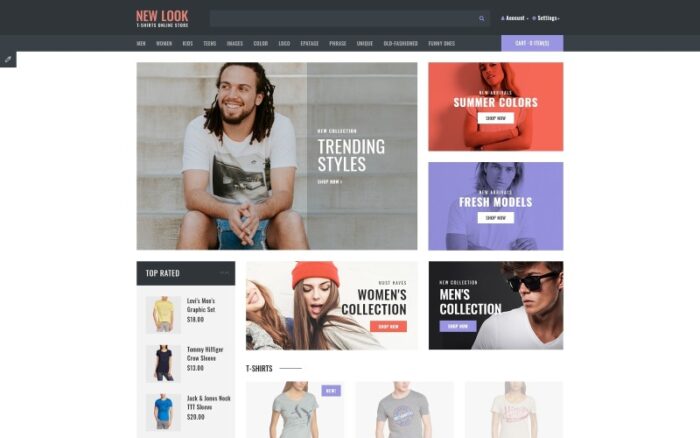 Template OpenCart Responsif Toko Kaos