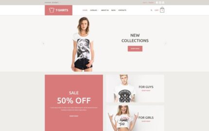 T-Shirt Store VirtueMart Template