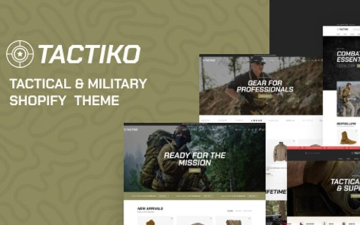 Tactico - Tema Shopify Taktis & Militer