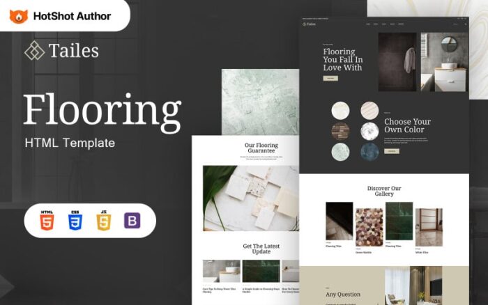Tailes - Template HTML Marmer, Ubin & Lantai