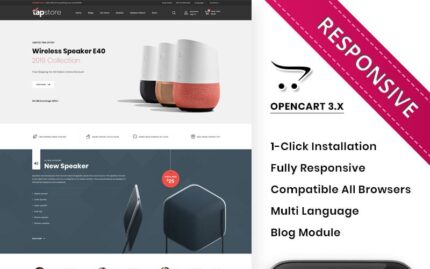 Tapstore - The Electronic Store OpenCart Template