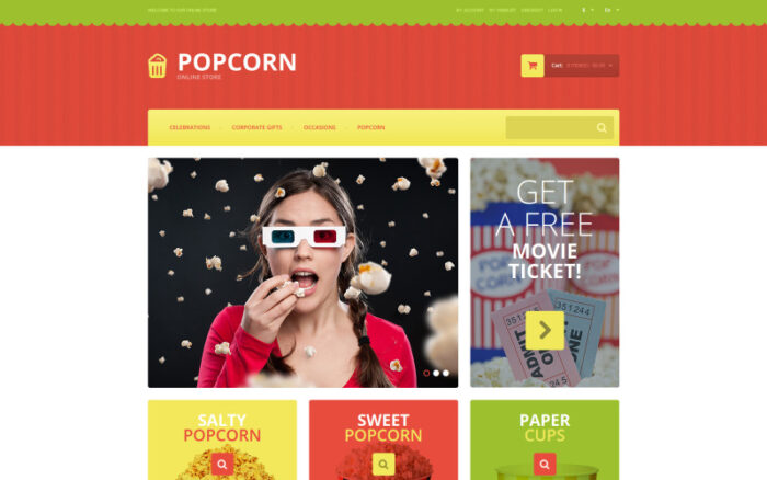 Tema Magento Popcorn Lezat