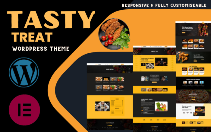 Sajian Lezat - Tema WordPress Restoran Modern yang Lezat