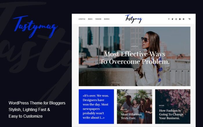 Tastymag - Tema WordPress Blog & Majalah Kontemporer