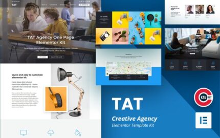 TAT - Creative Agency One Page Elementor Kit