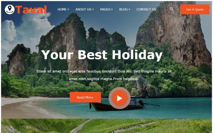 Taval - Tema WordPress Pemesanan Tur dan Perjalanan