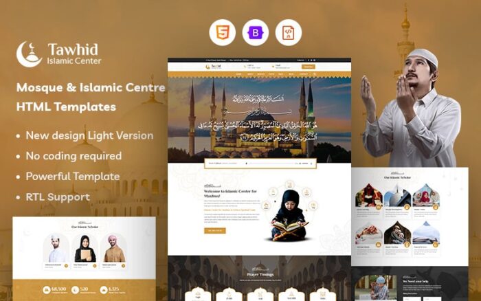 Template Situs Web Tauhid – Masjid & Pusat Islam