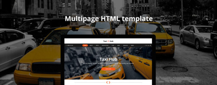 TaxiHub - Template Situs Web Responsif Taksi - Fitur Gambar 1