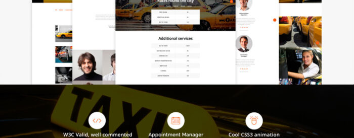 TaxiHub - Template Situs Web Responsif Taksi - Fitur Gambar 5