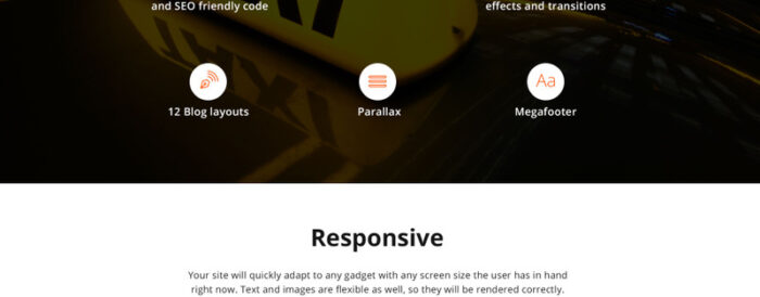 TaxiHub - Template Situs Web Responsif Taksi - Fitur Gambar 6