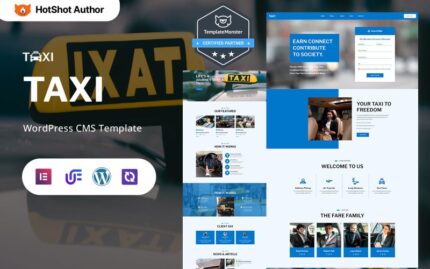 Taxi - Urban Taxi, Transportation And Chauffeur Services WordPress Elementor Theme