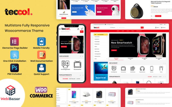 Teccol - Tema WordPress WooCommerce Responsif