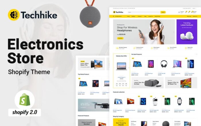 Techhike - Tema Shopify Toko Elektronik Serbaguna