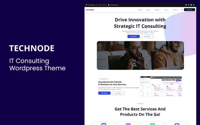 Technode - IT Solutions Wordpress Theme