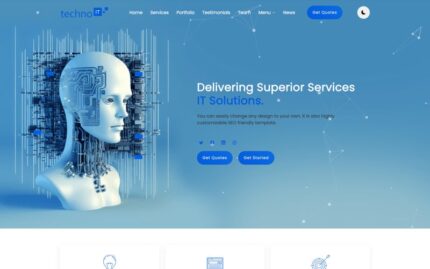 Technoit | IT Solutions & Business Services Multipurpose Responsive Website Template