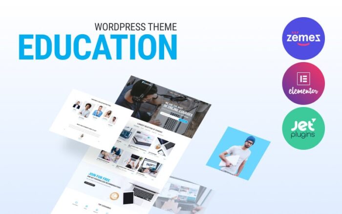 Technotour - Kursus Pendidikan Tema WordPress Minimal Elementor