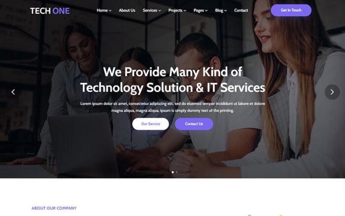 Techone - Software & IT Solutions Services HTML5 Template