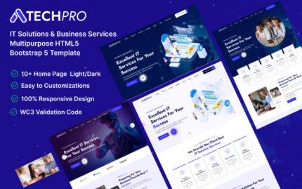 TechPro – IT Solutions & Business Services Multipurpose HTML5 Template