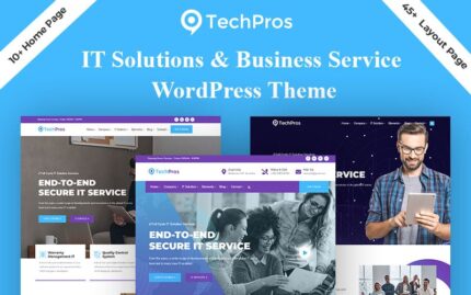 Techpros - Tema WordPress Layanan Teknologi & Bisnis