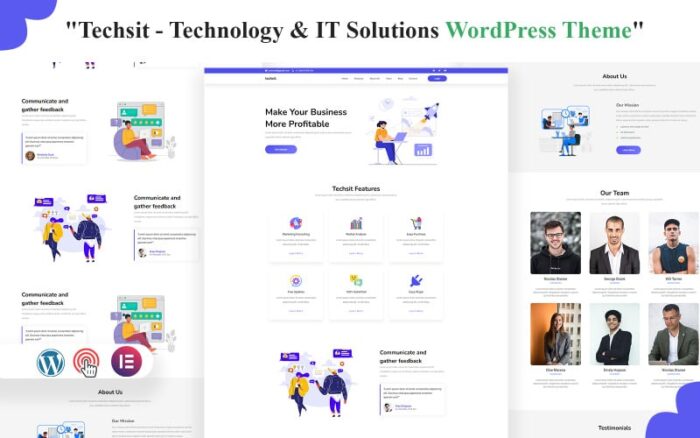 Techsit - Technology and Agency IT Wordpress Theme