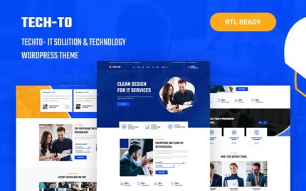 Techto - IT Solution and Technology Responsive WordPress Theme