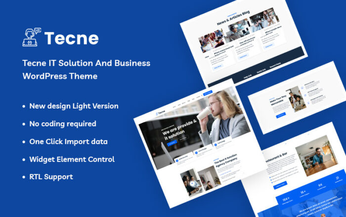 Tecne - Tema WordPress Solusi TI dan Bisnis