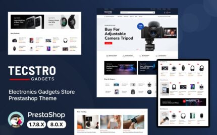 Tecstro Gadgets, Digital and Electronics PrestaShop Theme