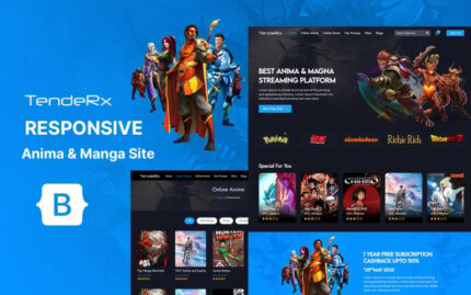 Tendex - Anime and Manga HTML5 Website Template