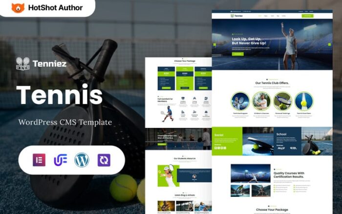 Tenniez - Tennis And Sports Club WordPress Elementor Theme