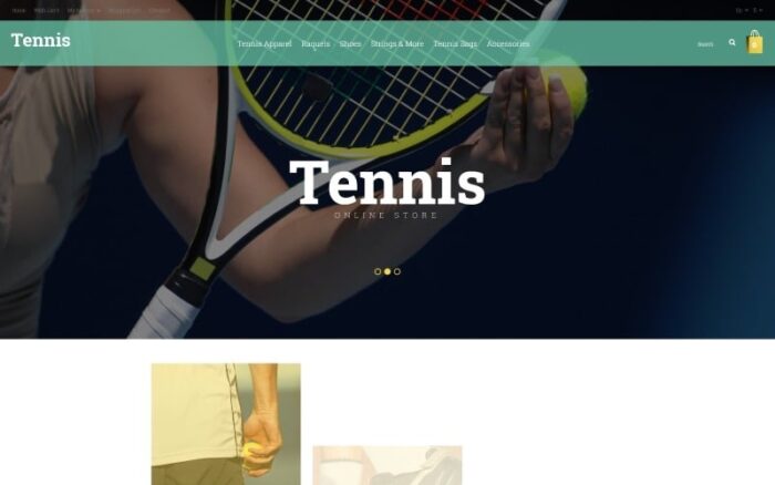 Template OpenCart Responsif Tenis