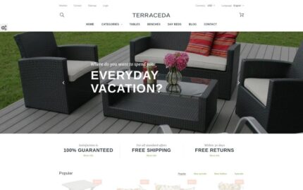 Terraceda - Outdoor Furniture PrestaShop Theme