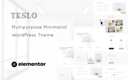 Teslo - Multipurpose Business and IT Solution Minimalist WordPress Theme