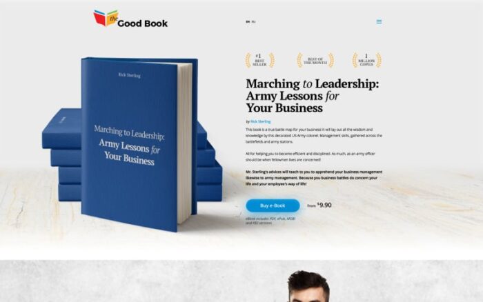 The Good Book Website Template