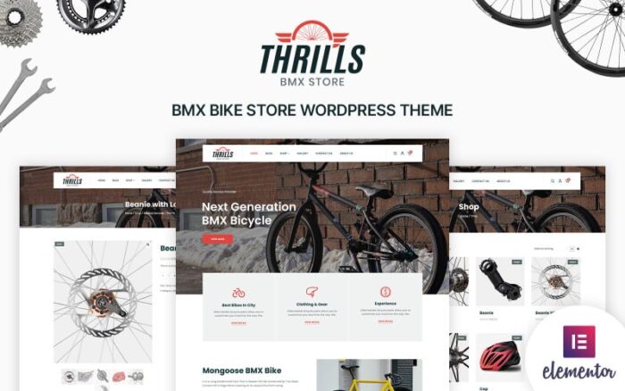 Thrills - Tema WordPress Sepeda dan Toko Sepeda