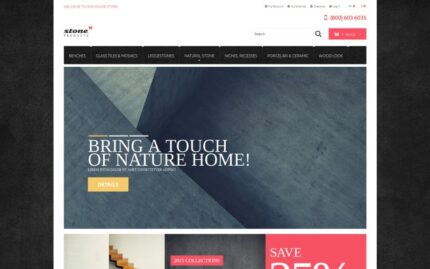 Tiles  Stone Magento Theme