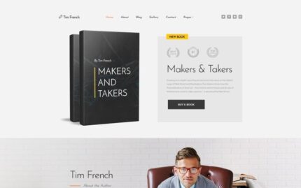 Tim French - Template Joomla Modern Halaman Pribadi