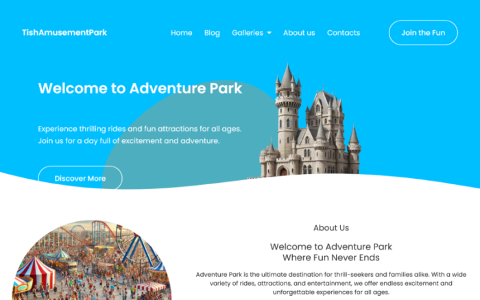 TishAmusementPark - Tema WordPress Taman Hiburan